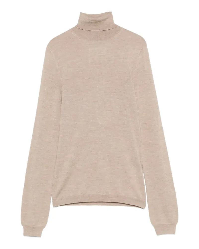 Maison Margiela long-sleeve roll-neck sweater - Nude Nude
