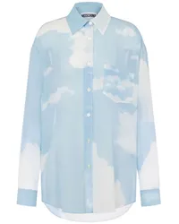 Moschino Transparent Sky Hemd Blau