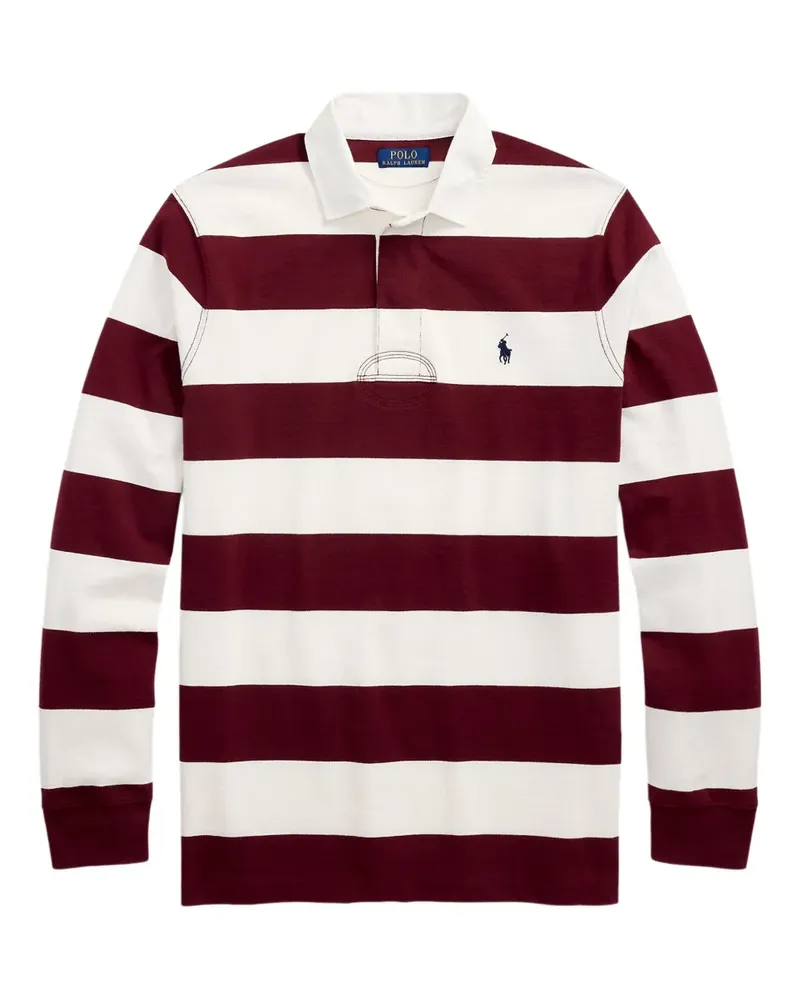 Ralph Lauren Gestreiftes Poloshirt - Rot Rot