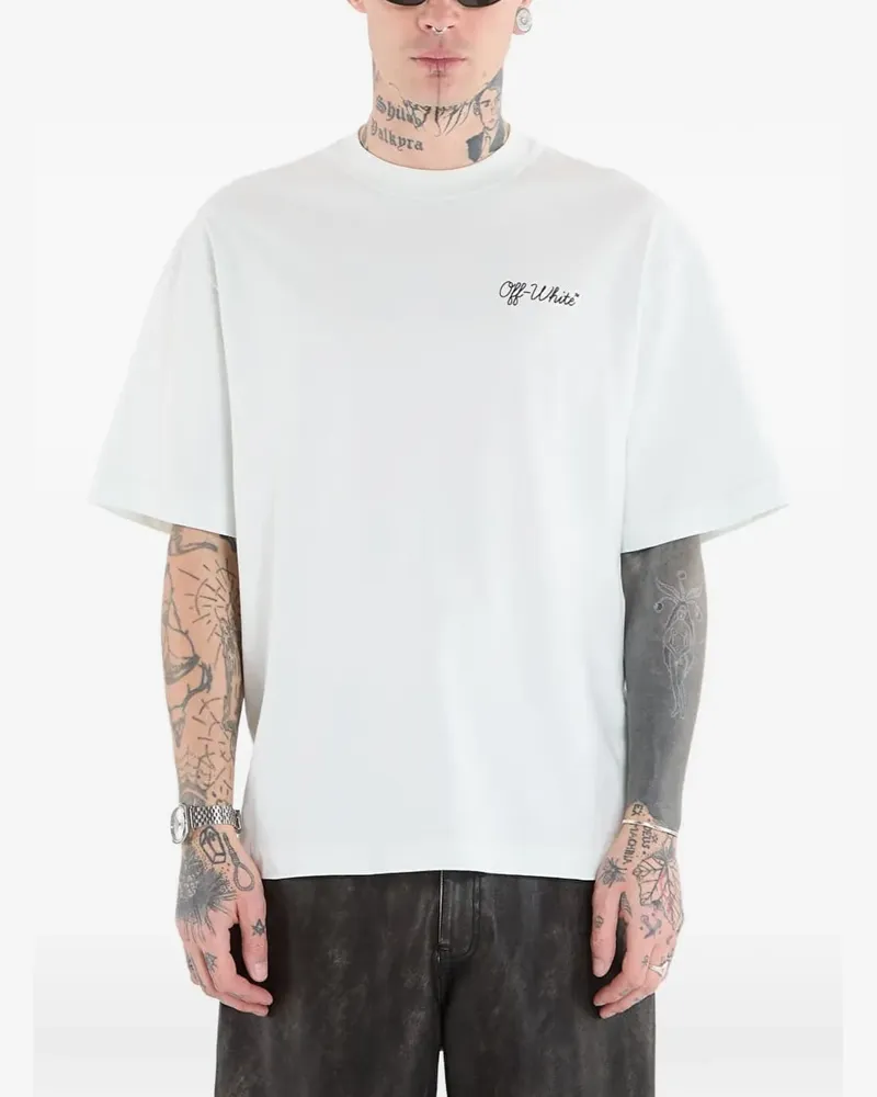 OFF-WHITE script skate T-shirt - Weiß Weiß