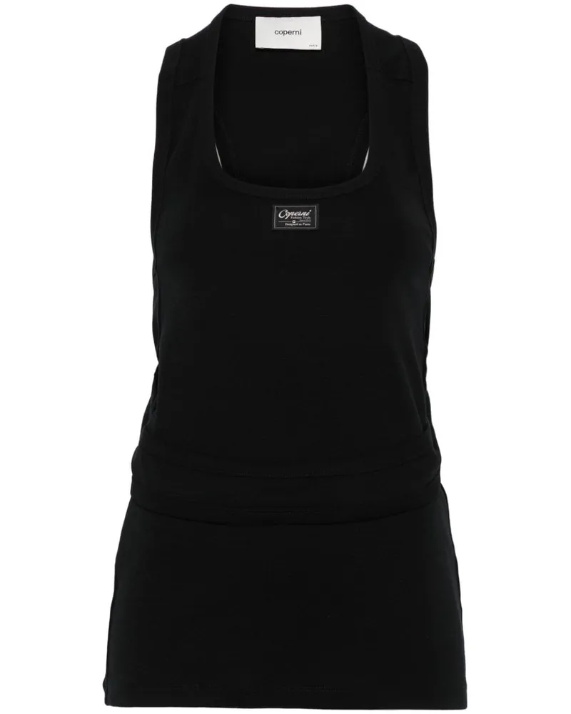 COPERNI Tanktop mit Rückenausschnitt - Schwarz Schwarz