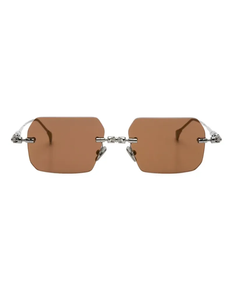KUBORAUM rimless rectangle sunglasses - Grau Grau
