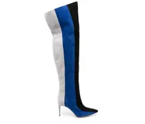 Chicuyuhi Overknee-Stiefel 85mm - Blau