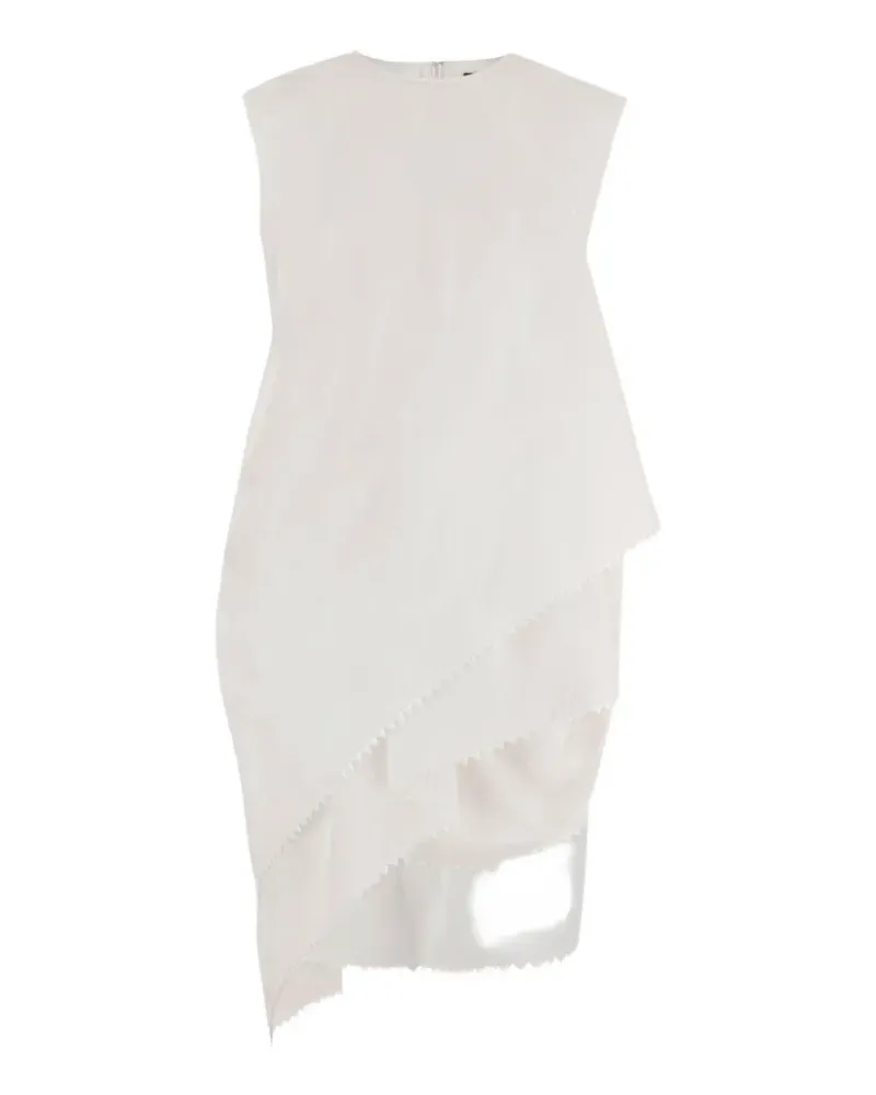 Jacquemus Traversin layered mini dress - Weiß Weiß