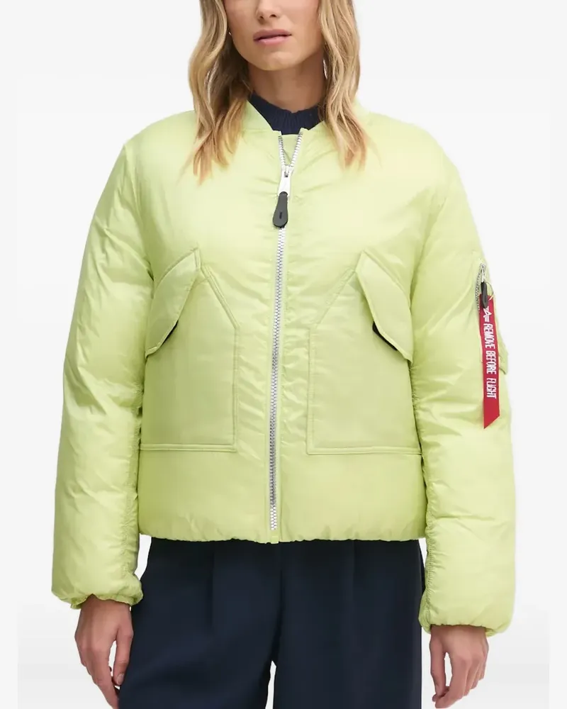 Alpha Industries MA-1 Jacke mit Taschen - Grün Grün
