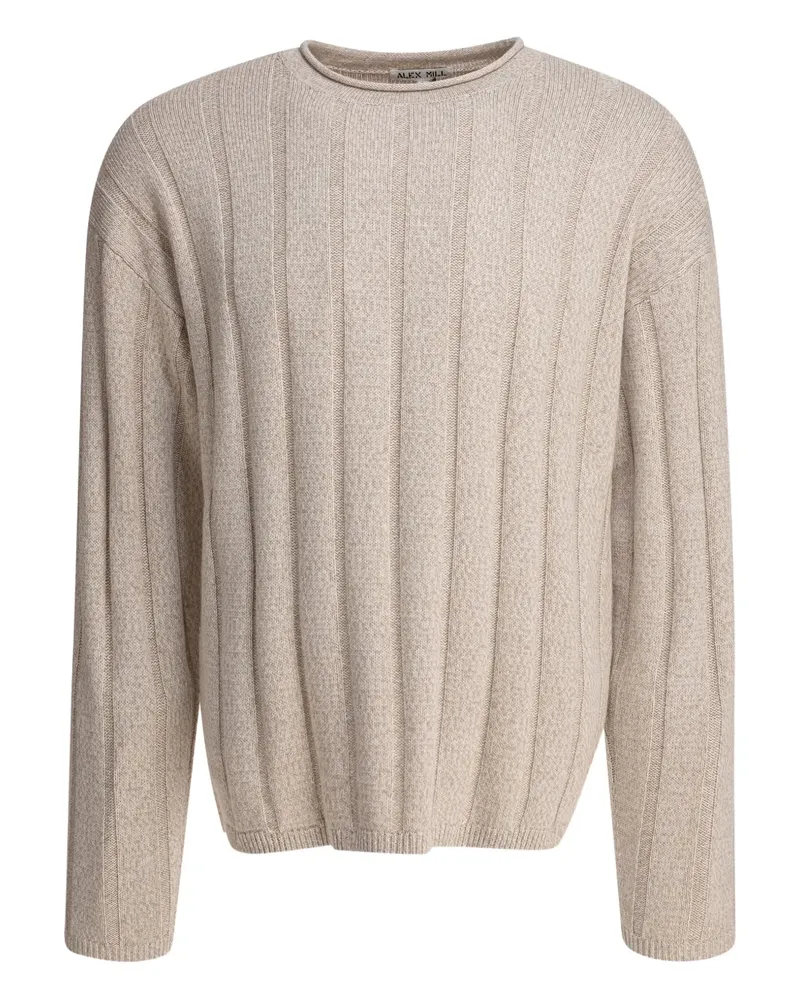 Alex Mill Gerippter Pullover - Nude Nude