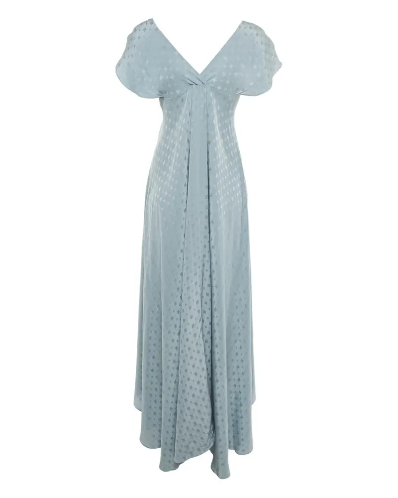 Zadig & Voltaire silk pattern high-low dress - Blau Blau