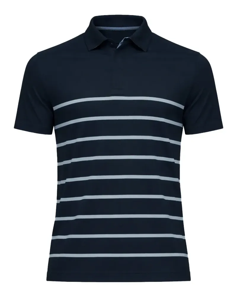 Paul & Shark striped pattern polo shirt - Blau Blau