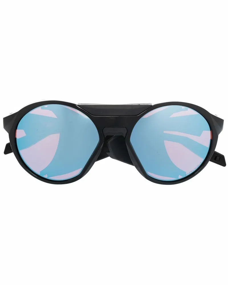 Oakley Sonnenbrille mit rundem Gestell - Schwarz Schwarz
