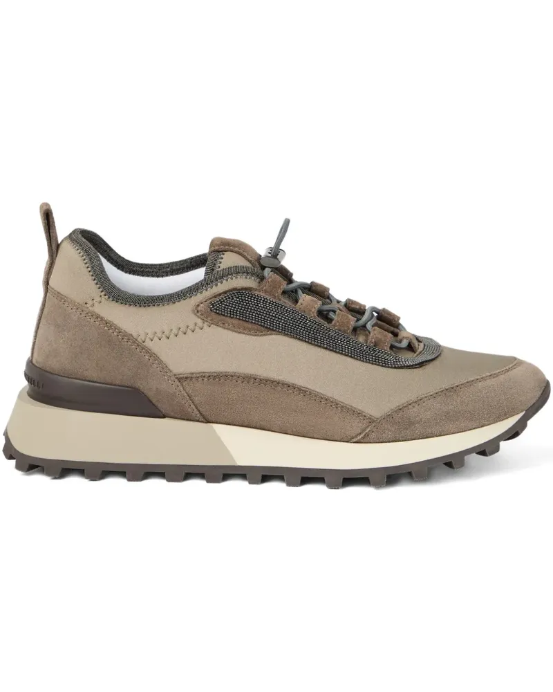 Brunello Cucinelli Sneakers aus Wildleder - BROWN Brown