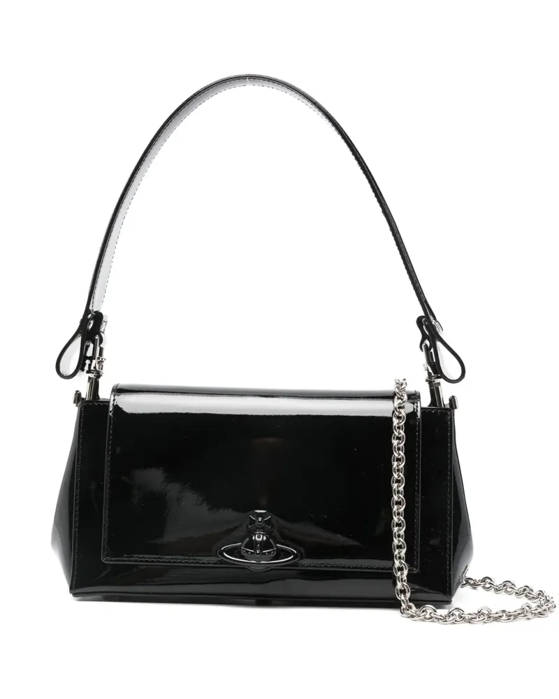 Vivienne Westwood Orb chain tote bag - Schwarz Schwarz