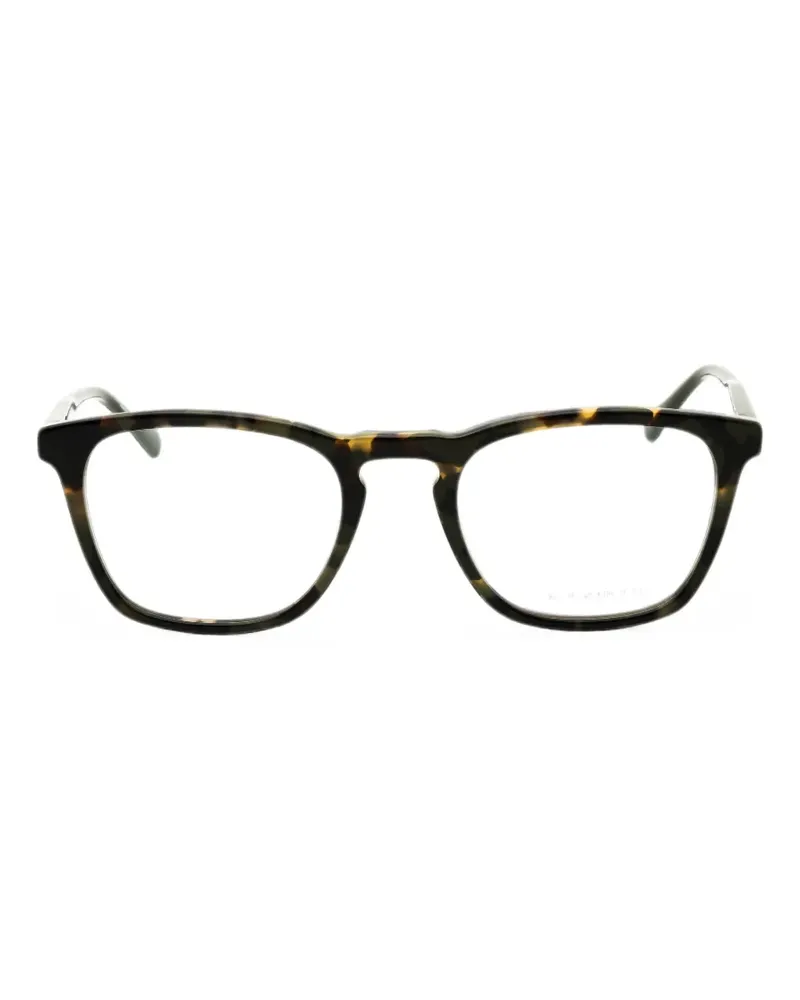 Calvin Klein Eckige Brille in Schildpattoptik - Braun Braun