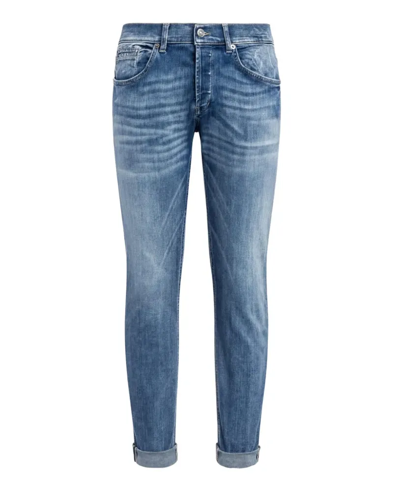 Dondup George faded-effect whiskered jeans - Blau Blau