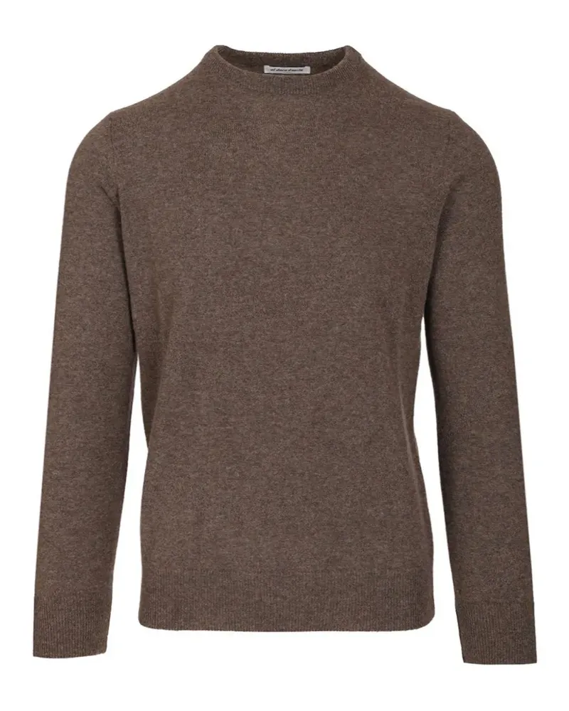 Al Duca D’Aosta 1902 ribbed-trim cashmere sweater - Braun Braun