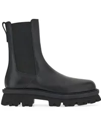 Ferragamo Chelsea-Boots mit dicker Sohle Schwarz