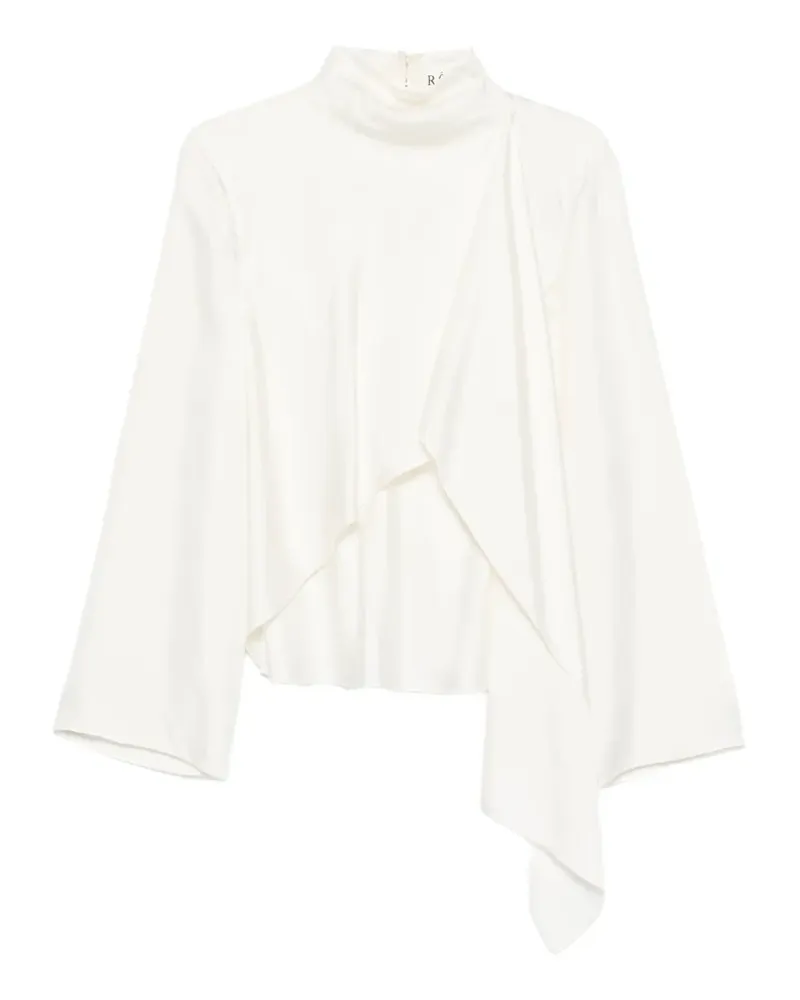 Róhe foulard-style draped top - Weiß Weiß