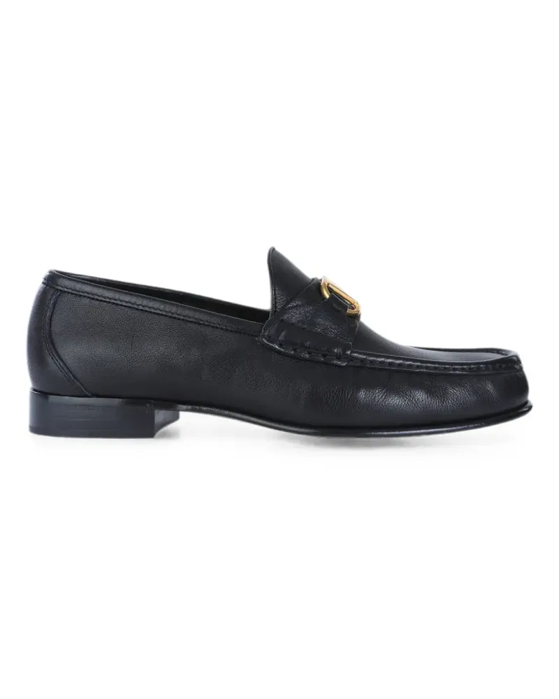 Valentino Garavani Loafer mit VLogo - Schwarz Schwarz