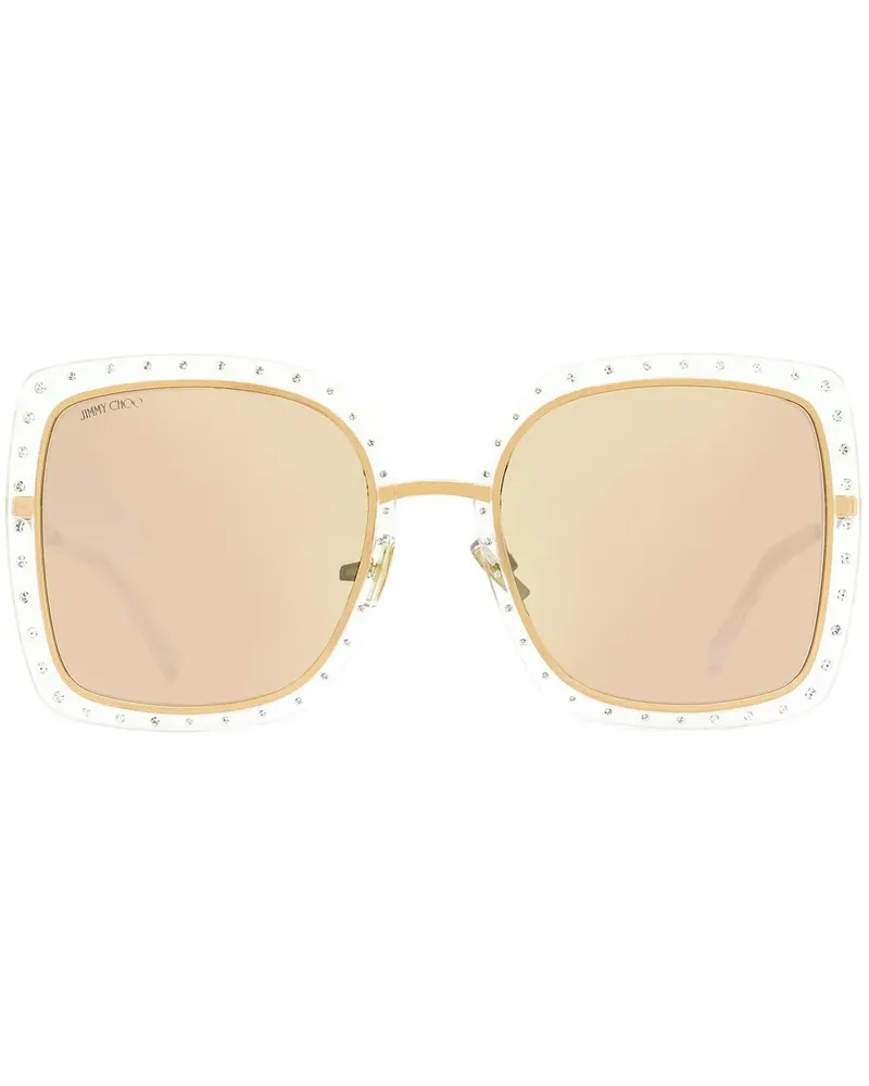 Jimmy Choo Eckige Dany Sonnenbrille - Gold Gold