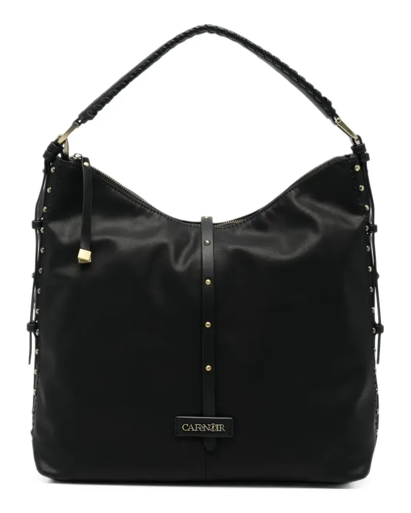 CAFèNOIR  stud-embellished shoulder bag - Schwarz Schwarz