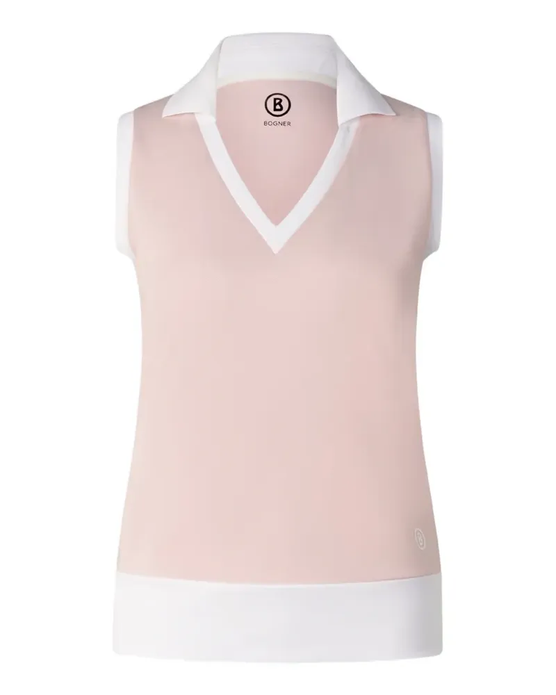 Bogner Alysha piqué-polo performance tank top - Rosa Rosa