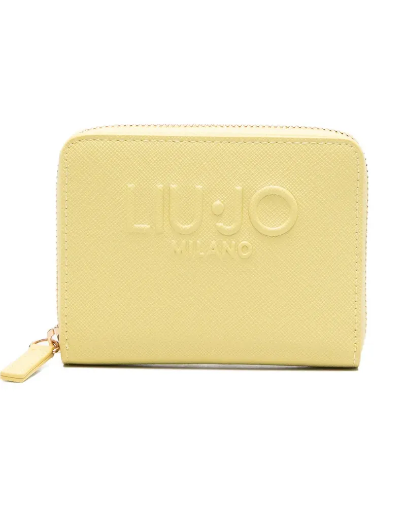 Liu Jo logo zip wallet - Gelb Gelb