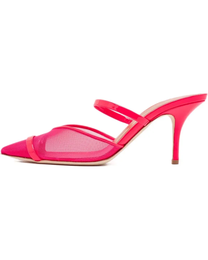 Malone Souliers Mesh-Mules aus Lackleder 70mm - Rosa Rosa