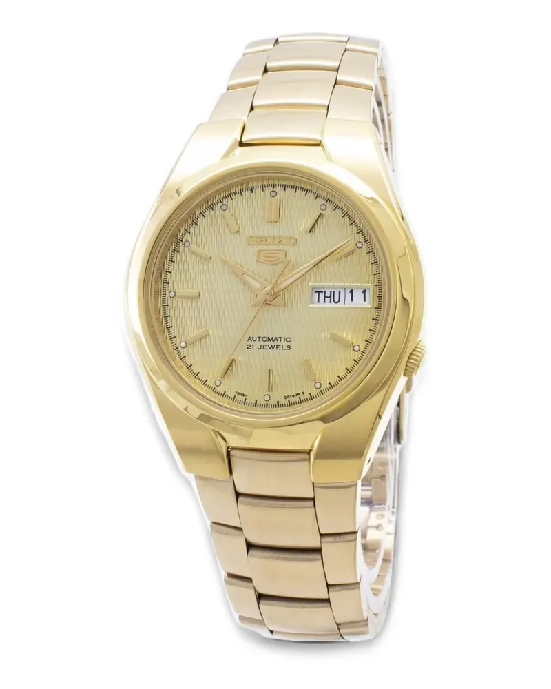 Seiko Runde Armbanduhr 38mm - Gold Gold