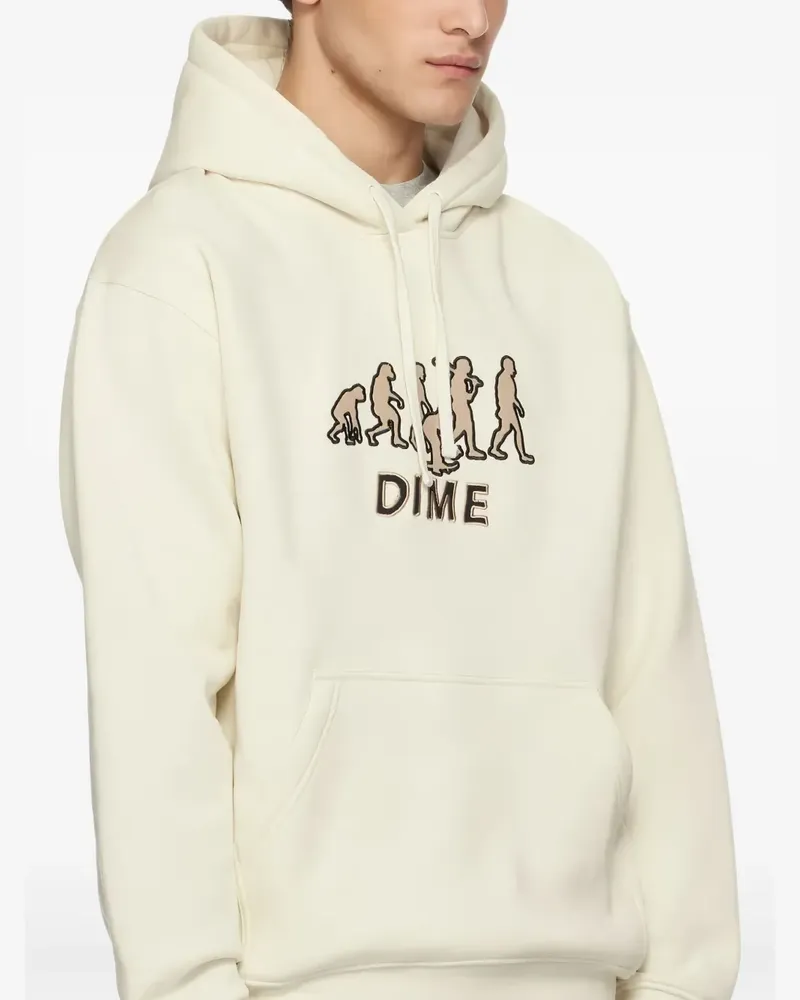 Dime Hoodie mit Evolution-Print - Nude Nude