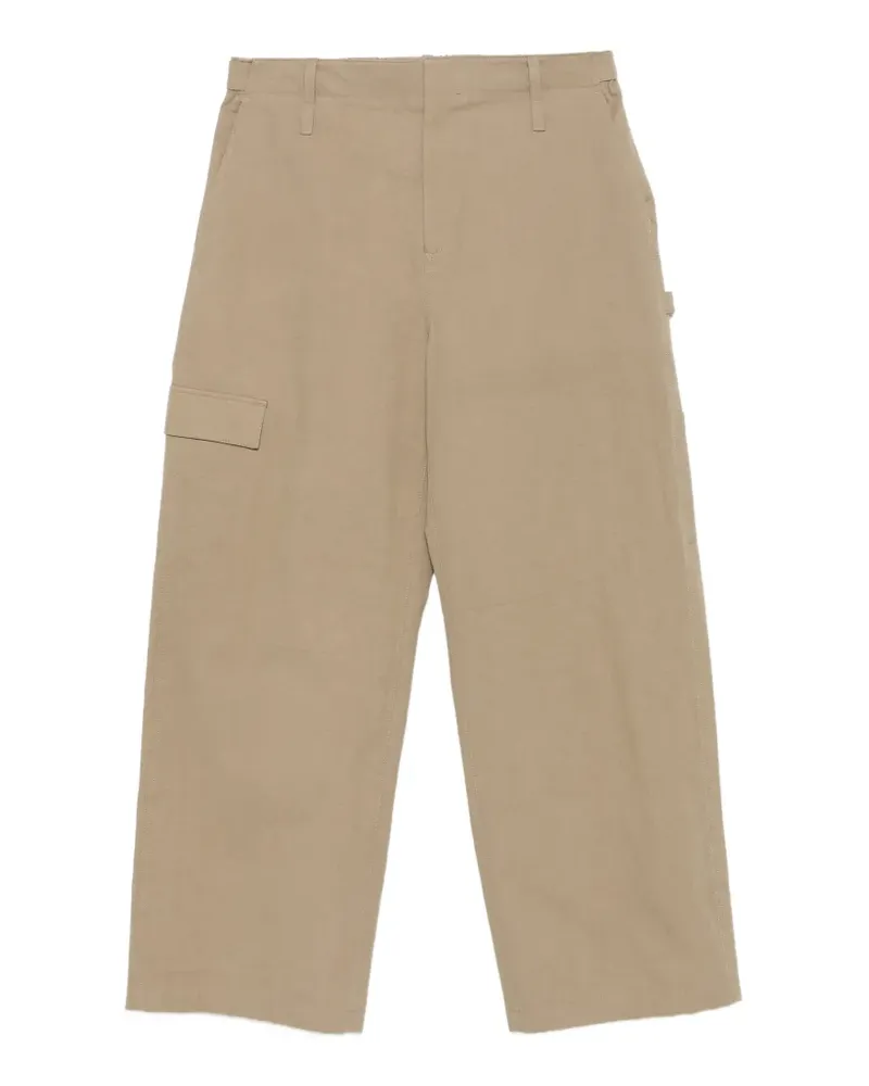 AMOMENTO multi-pocket cargo pants - Nude Nude