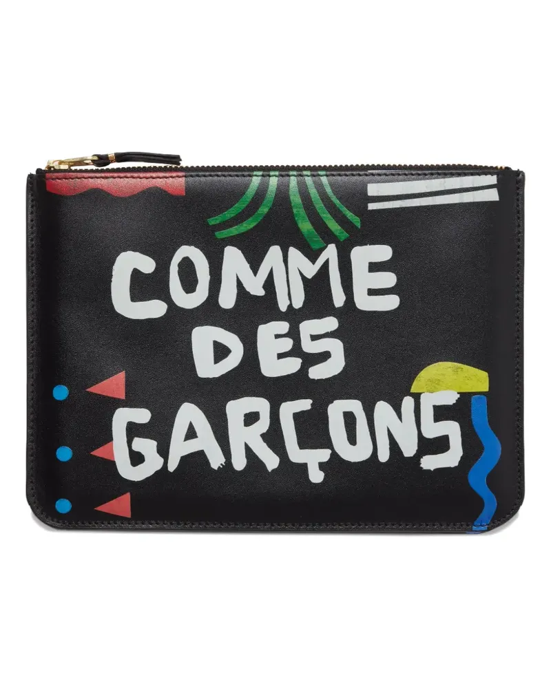 Comme des Garçons zip pouch - Schwarz Schwarz