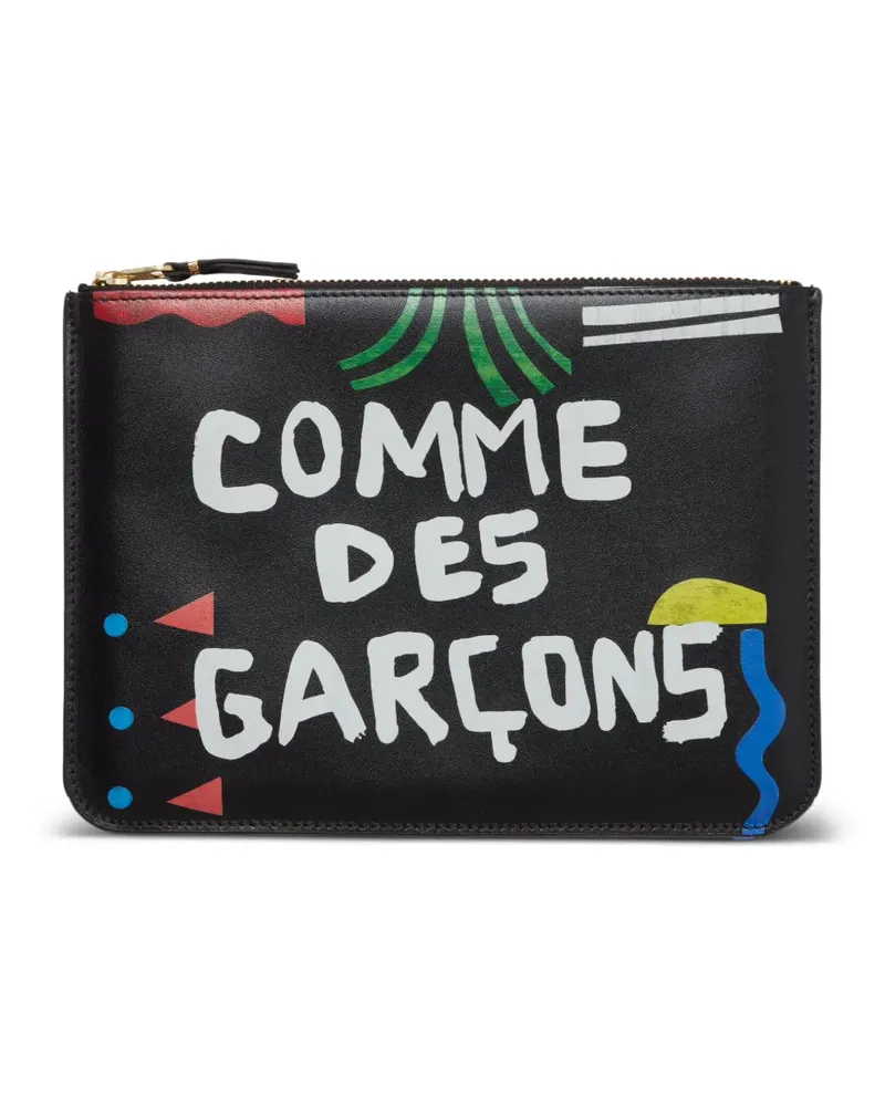 Comme des Garçons Beutel mit Reißverschluss - Schwarz Schwarz