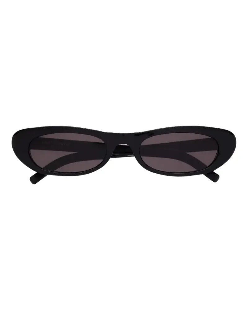 Saint Laurent SL 557 Shade cat-eye sunglasses - Schwarz Schwarz