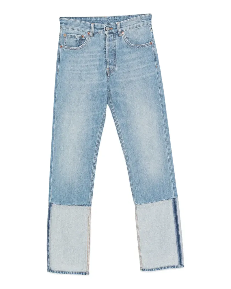 Maison Margiela Jeans im Patchwork-Look - Blau Blau