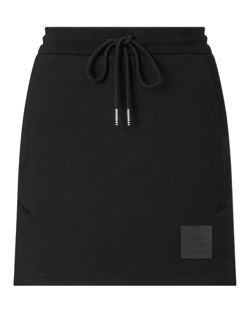 Thom Browne Minirock aus Jersey mit Loopback - Schwarz Schwarz