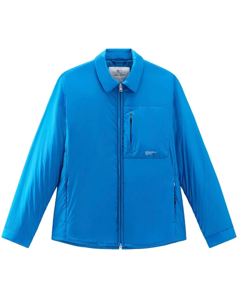 Woolrich Gefütterte Pertex Hemdjacke - Blau Blau