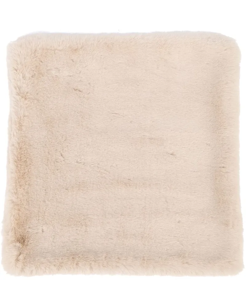 APPARIS Brenn Kissen aus Faux Fur - Nude Nude