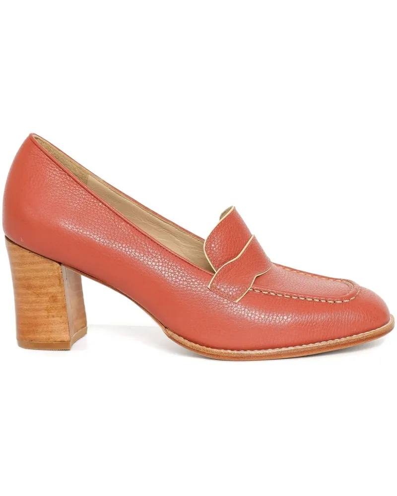 Sarah Chofakian Pumps aus Leder 65mm - Rot Rot