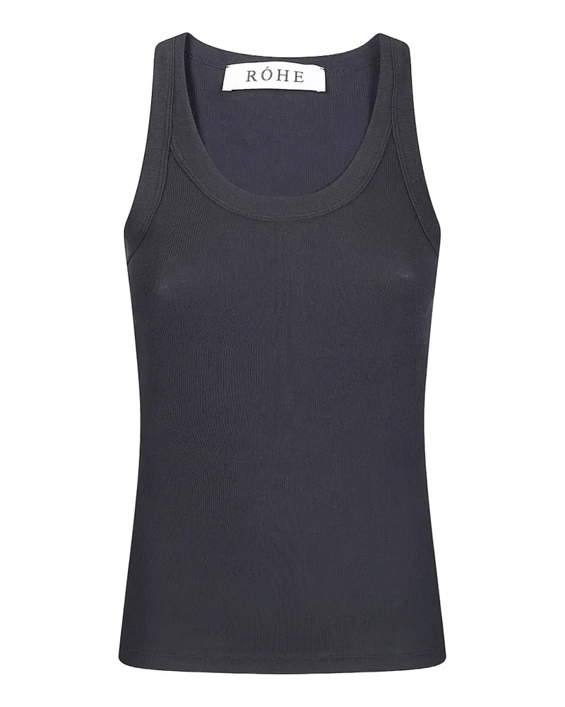 Róhe scoop neck vest - Grau Grau