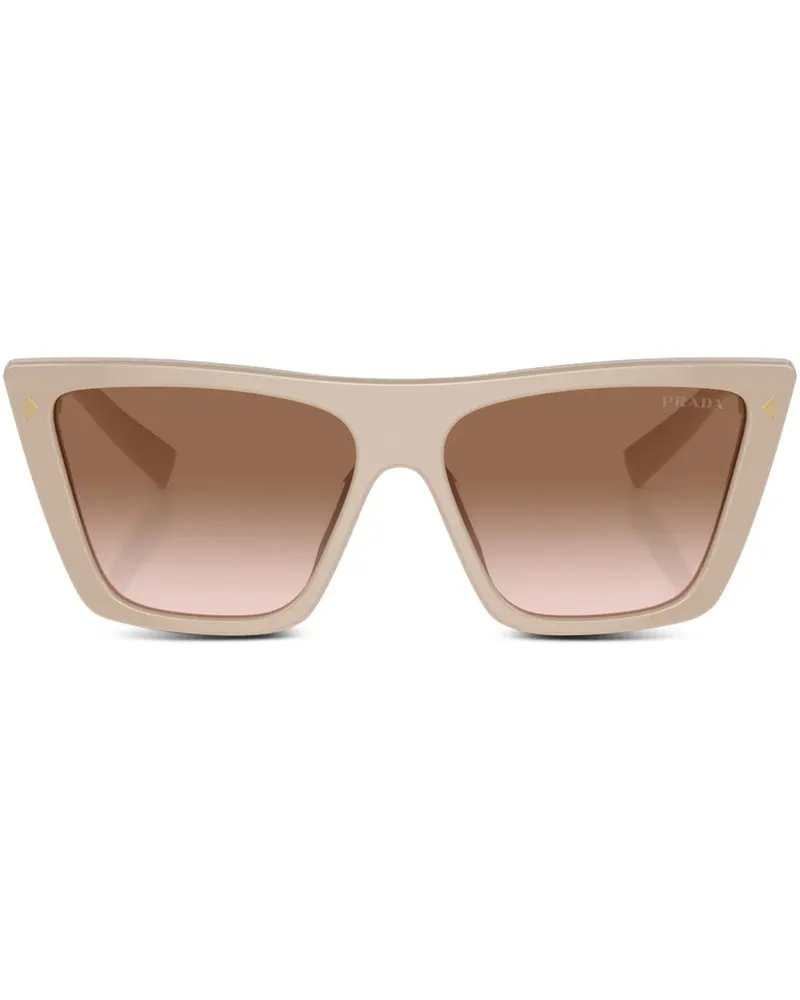 Prada Sonnenbrille im Butterfly-Design - Braun Braun