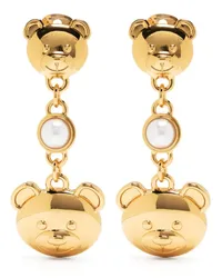 Moschino Ohrringe mit Teddy Gold