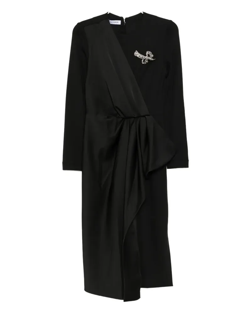 Dice Kayek crystal-embellished dress - Schwarz Schwarz