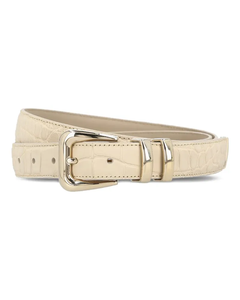 Brunello Cucinelli leather belt - Nude Nude