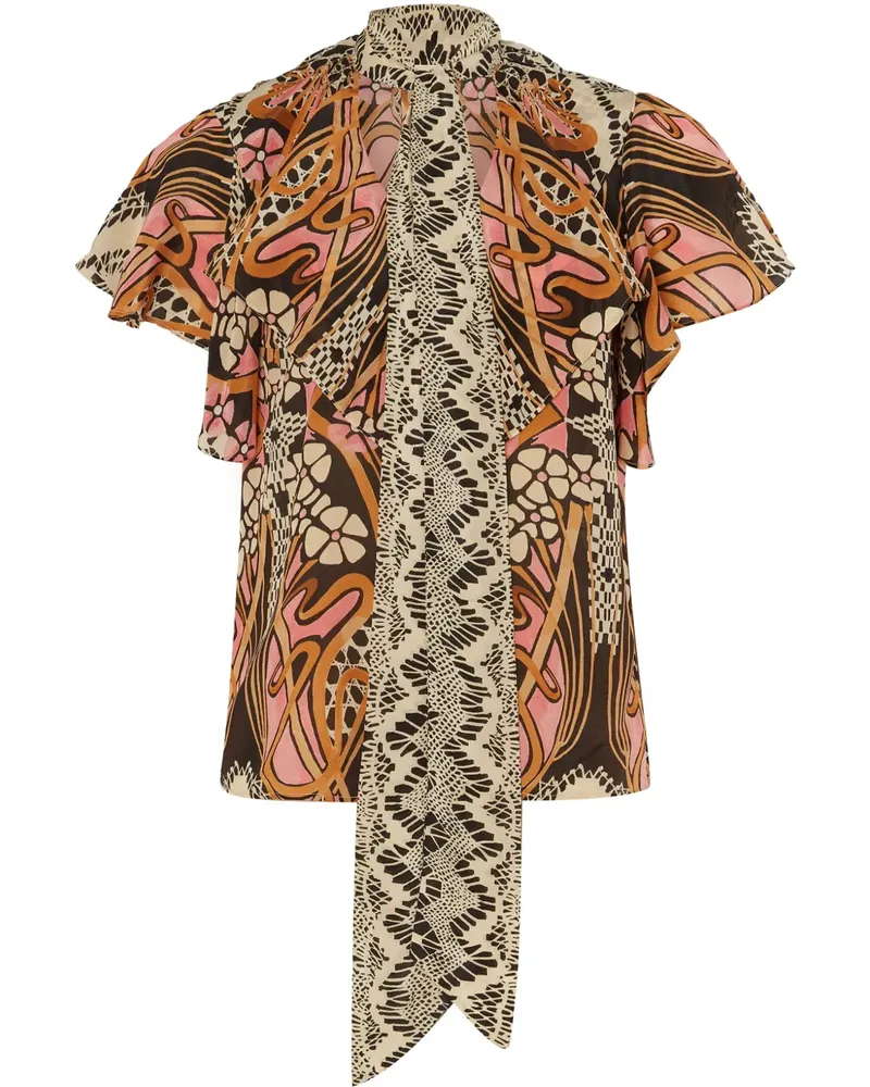 Temperley London Monikh Bluse - Rosa Rosa