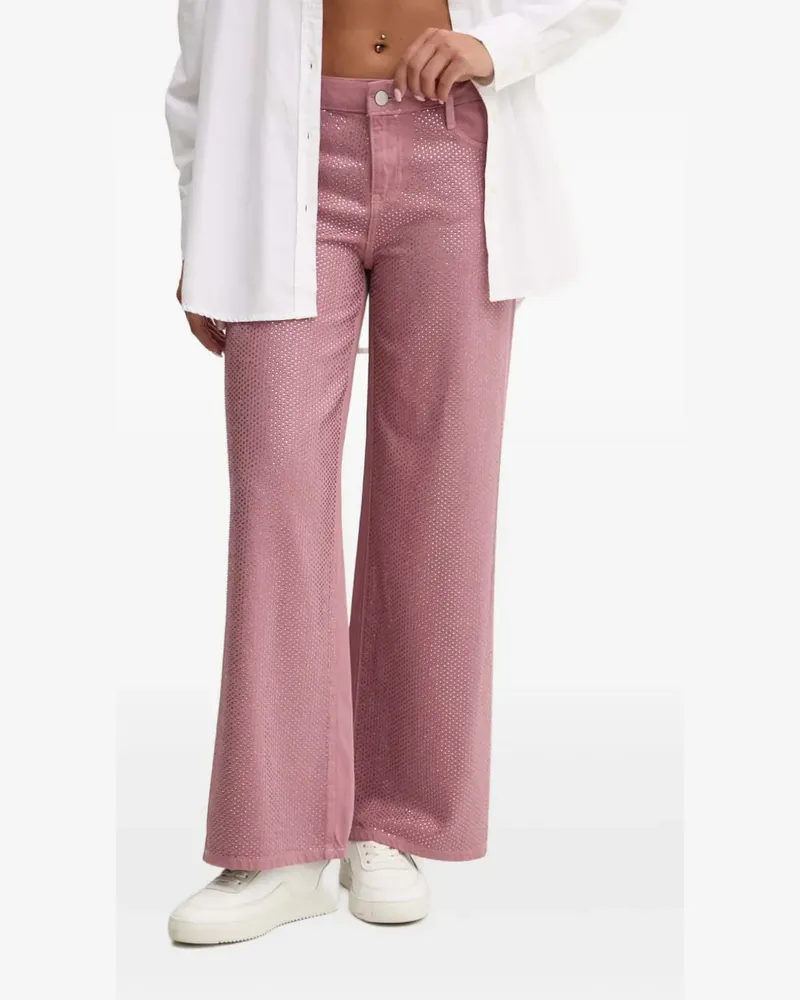 Guess Jeans mit Strass - Rosa Rosa