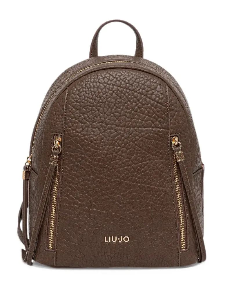 Liu Jo logo-detail backpack - Braun Braun