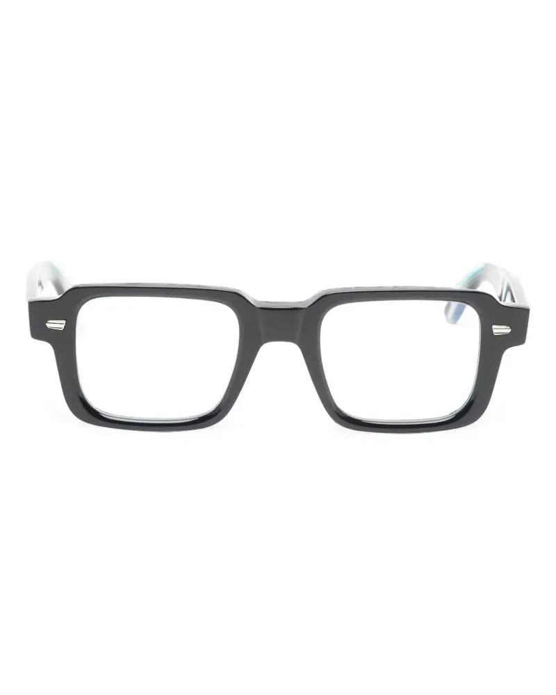 Cutler and Gross Brille mit eckigem Gestell - Schwarz Schwarz