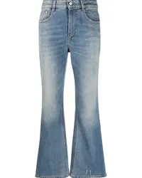 Stella McCartney Bootcut-Jeans mit Stone-Wash-Effekt Blau