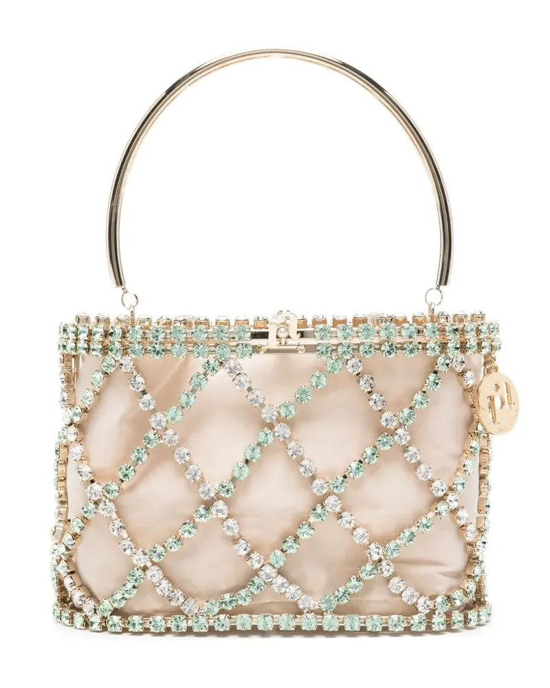Rosantica Holli Sophia Mini-Tasche mit Kristallen - Gold Gold
