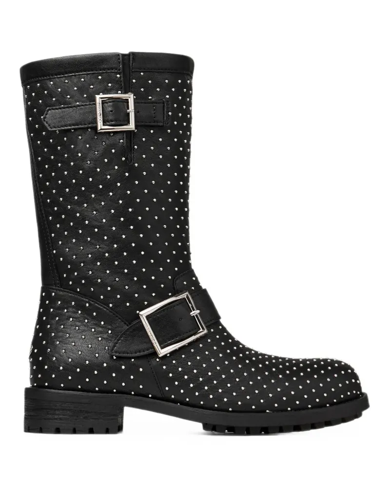 Jimmy Choo Biker Mid Stiefel - Schwarz Schwarz