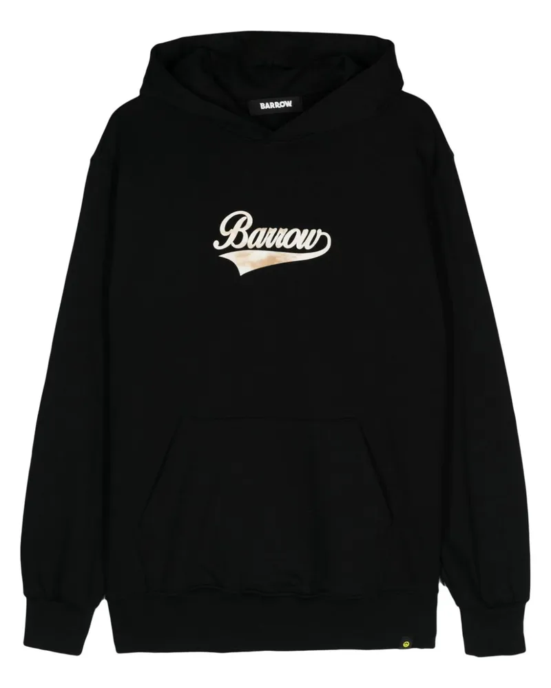 BARROW Hoodie mit Logo-Print Schwarz